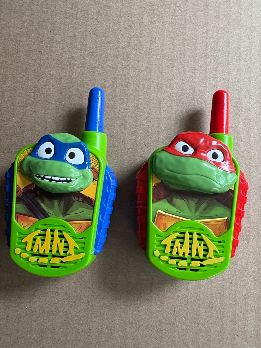 EKids Teenage Mutant NingaTurtle Walkie Talkie Set - Green, Blue & Red